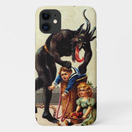 クランパスキッズインバスケットホリデーヴィンテージクリスマス iPhone 11 ケース