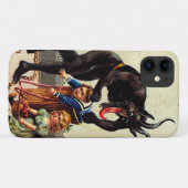 クランパスキッズインバスケットホリデーヴィンテージクリスマス Case-Mate iPhoneケース (裏面(横))