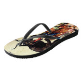 クランパスキッズバスケットホリデークリスマスビーチサンダル ビーチサンダル (アングル)