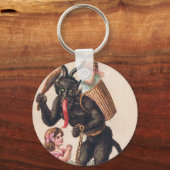 クランパスキッドナップガールズヴィンテージホリデークリスマス キーホルダー (正面)