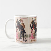 クランパスキッドナップガールズヴィンテージホリデークリスマス コーヒーマグカップ (左)