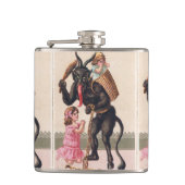 クランパスキッドナップガールズヴィンテージホリデークリスマス フラスク (正面)