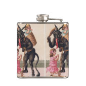 クランパスキッドナップガールズヴィンテージホリデークリスマス フラスク (裏面)