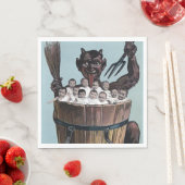 クランパスクリスマス スタンダードランチョンナプキン (インサイチュ)