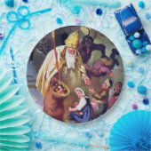 クランパスクリスマス ペーパープレート (パーティー)