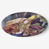 クランパスクリスマス ペーパープレート (アングル)