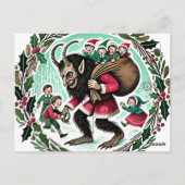 クランパスクリスマス ポストカード (裏面)