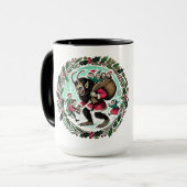 クランパスクリスマス マグカップ (正面左)