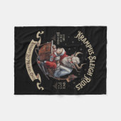 クランパススレイライド フリースブランケット (正面(横))