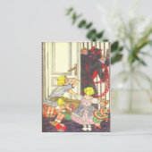 クランパスズが悪い子どもを誘拐 ポストカード (スタンド正面)