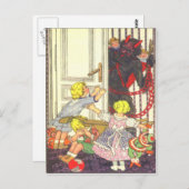 クランパスズが悪い子どもを誘拐 ポストカード (正面/裏面)