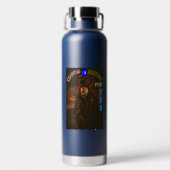 クランパスズが12月のクランプスナクトを待っている ウォーターボトル (背面)