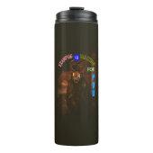 クランパスズが12月のクランプスナクトを待っている タンブラー (正面)