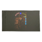 クランパスズが12月のクランプスナクトを待っている 枕カバー (裏面)