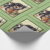 クランパスラッピング紙グリーン ラッピングペーパー (角)