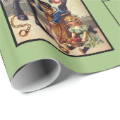 クランパスラッピング紙グリーン ラッピングペーパー (ロールコーナー)