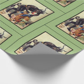 クランパスラッピング紙グリーン ラッピングペーパー (角)