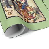 クランパスラッピング紙グリーン ラッピングペーパー (ロールコーナー)