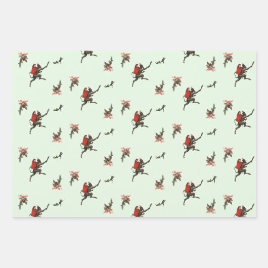 クランパスラッピング紙セット1 ラッピングペーパーシート (正面)