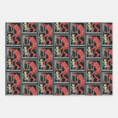 クランパスラッピング紙セット2 ラッピングペーパーシート (正面3)