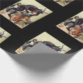 クランパスラッピング紙ブラック ラッピングペーパー (角)