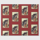 クランパスラッピング紙赤 ラッピングペーパー (フラット)