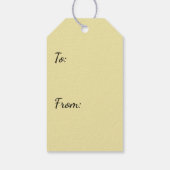 クランパスロッキングホース悪い悪魔クリスマスクリスマス ギフトタグ (裏面)