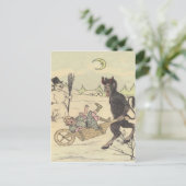 クランパス遠くにが悪い子を連れ去る ポストカード (スタンド正面)