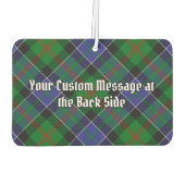 クランパターソンクレストオーバータータンチェック カーエアーフレッシュナー (裏面)