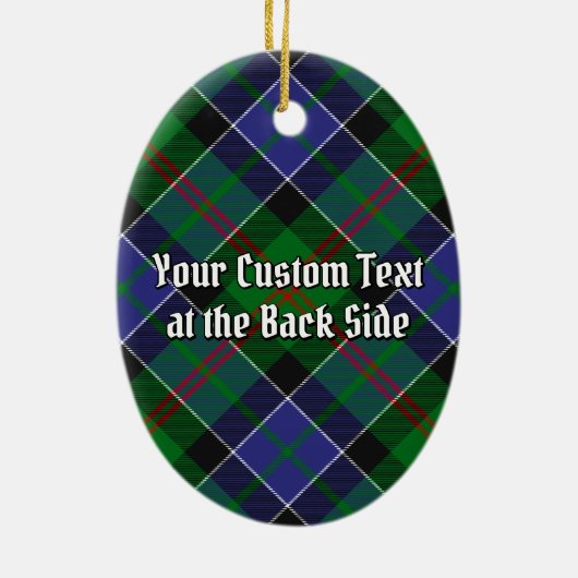 クランパターソンクレストオーバータータンチェック セラミックオーナメント (裏面)