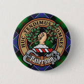 クランパターソンクレストオーバータータンチェック 缶バッジ (正面)