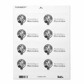 クランパーソナライズされたコクラン ラベル (フルシート)