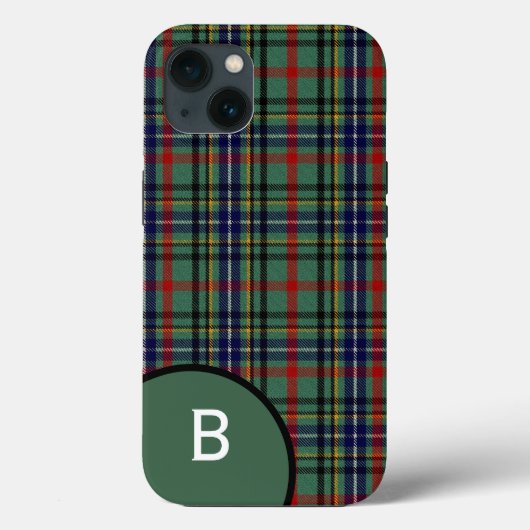 クランビスセットプレイドモノグラムの Case-Mate iPhoneケース (裏面)