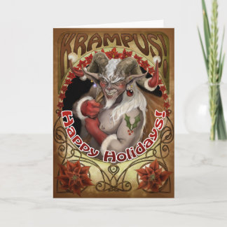 クランピー休日！グリーティングカード シーズンカード