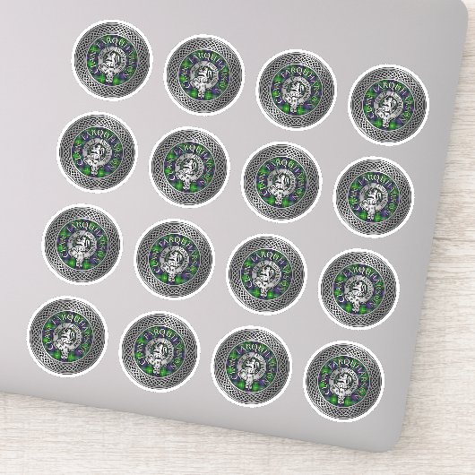 クランファーカーソンクレスト&タータンチェックノット シール (詳細)