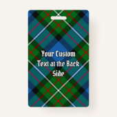 クランファーガソンクレストオーバータータンチェック バッジ (裏面)