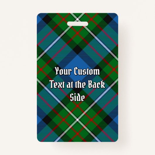 クランファーガソンクレストオーバータータンチェック バッジ (裏面)