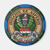 クランファーガソンクレストオーバータータンチェック マグネット (正面)