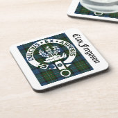 クランファーガソンクレストタータンチェック コースター (左側)