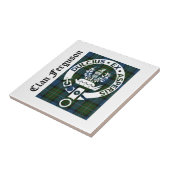 クランファーガソンクレストタータンチェック タイル (側面)