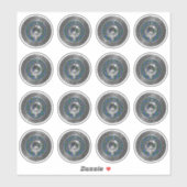 クランファーガソンクレスト&タータンチェックノット シール (シート)