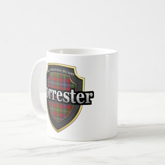 クランフォレスタースコティッシュダイナスティースマグカップタータンチェック コーヒーマグカップ (正面左)