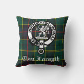 クランフォーシスクレストバッジ&タータンチェック クッション (裏面)