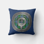 クランフォーシスクレスト&タータンチェックノット クッション (裏面)