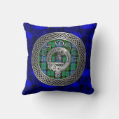 クランフォーシスクレスト&タータンチェックノット クッション (裏面)