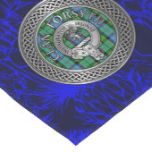 クランフォーシスクレスト&タータンチェックノット ショートテーブルランナー (コーナー)