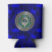 クランフォーシスクレスト&タータンチェックノット 缶クーラー (正面)