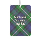 クランフォーブスクレストオーバータータンチェック カーエアーフレッシュナー (裏面)