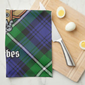 クランフォーブスクレストオーバータータンチェック キッチンタオル (四つ折り)