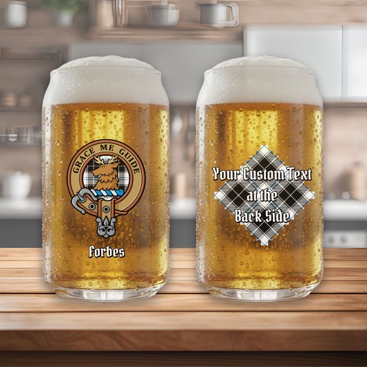 クランフォーブスクレストオーバードレスタータンチェック ガラス缶